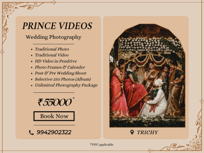 Prince Videos - Capture Your Dream Wedding in Trichy