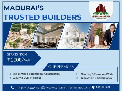 SuryaMithran Homes Pvt Ltd - Construction Company in Madurai