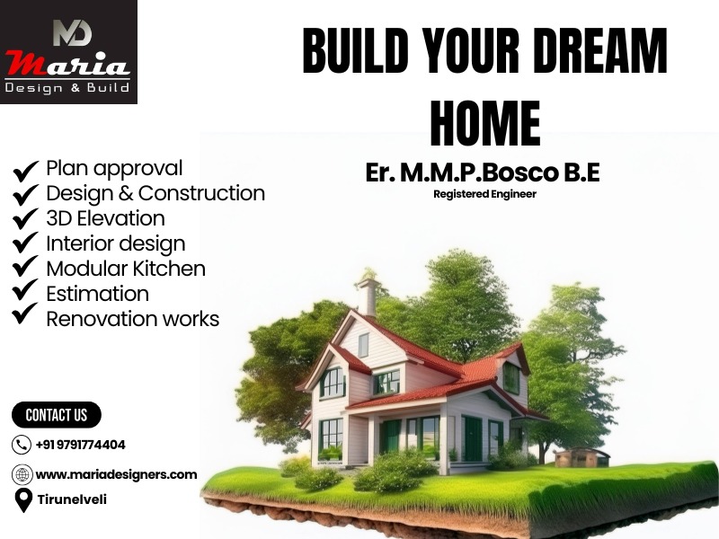 Maria Design & Build firm - Construction Company in Tirunelveli