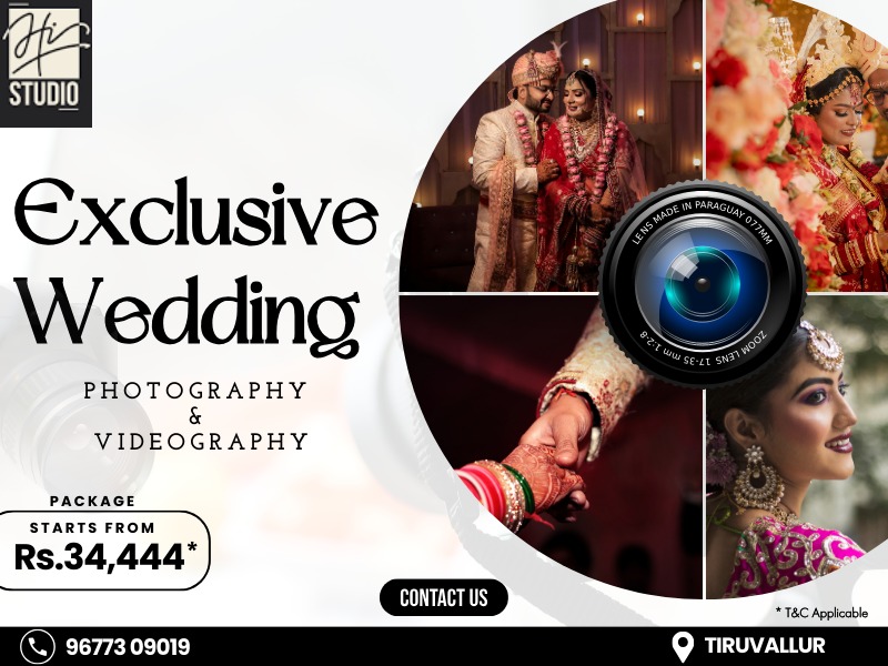 Hi Studio - Best Photography Services in Tiruvallur