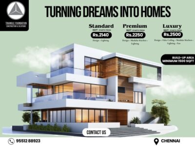 Triangle Foundation Construction & Solutions - Building Homes with Precision in Chennai
