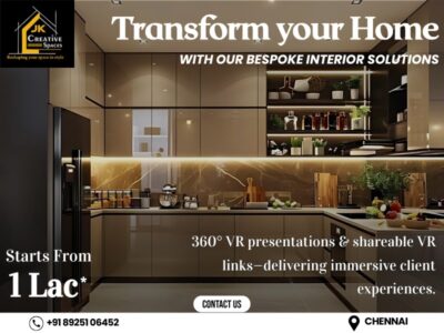 JK Creative Spaces – Redefining Interiors with Innovation in Chennai