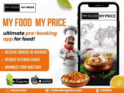 My Food My Price – Advance Food Ordering App in Chennai