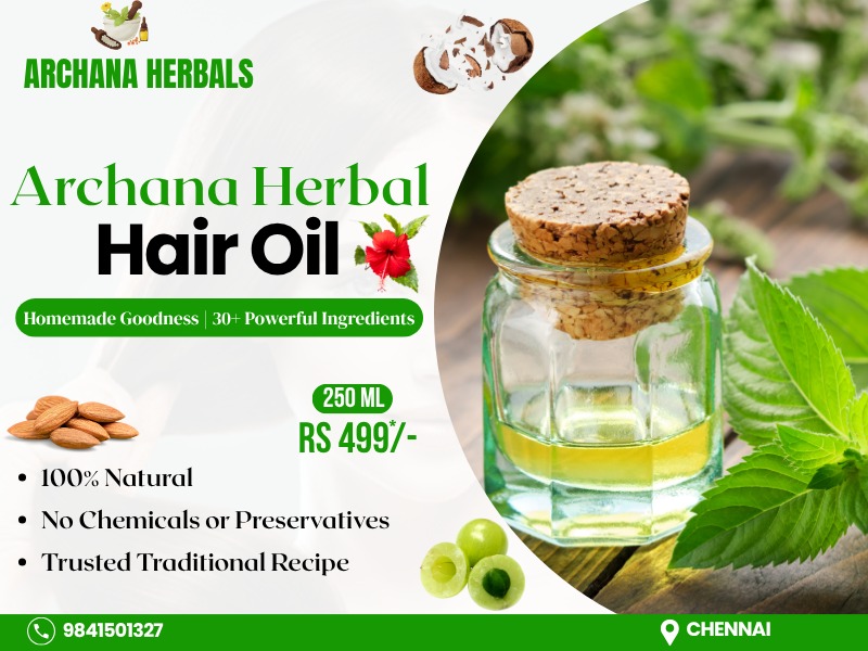 Archana Herbal Oil - Natural Care for Healthy Hair In Chennai