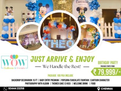 WOW Balloon & Events – Full Event Management Services in Chennai