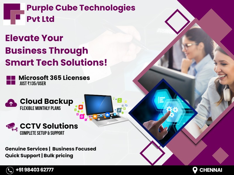 Purple Cube Technologies Pvt Ltd – Smart IT Solutions for Businesses in Chennai