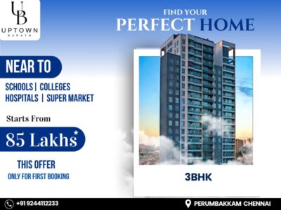 Uptown Barath – Ready to Move In 3BHK Apartment in Perumbakkam