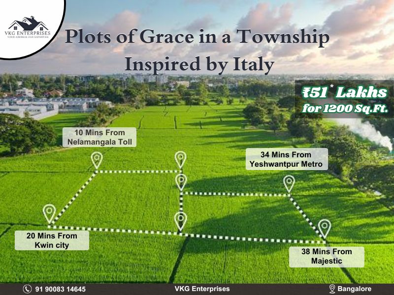 VKG Enterprises – Italian Inspired Plots in Bangalore