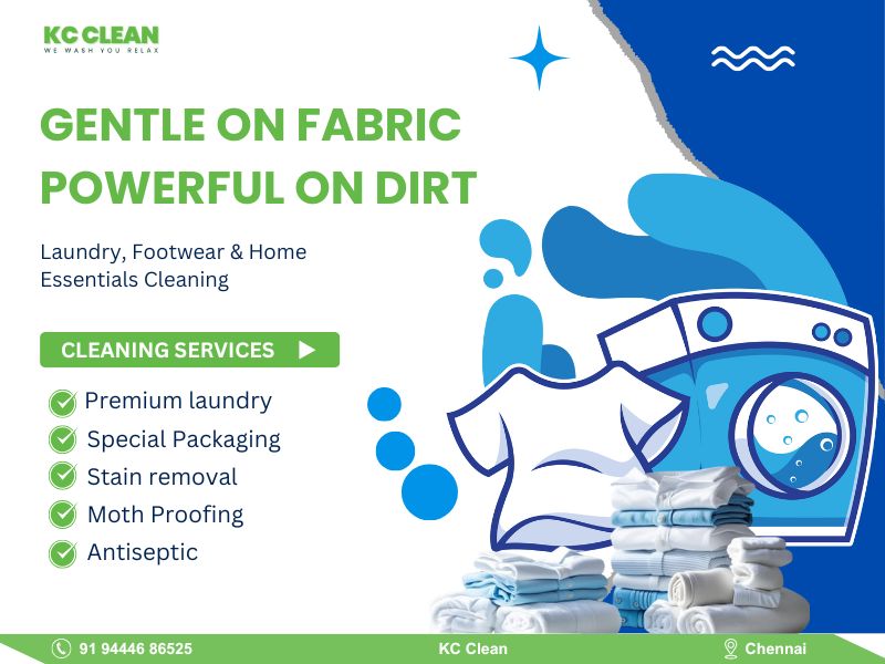 KC Clean - Premium Laundry & Home Essentials Cleaning in Chennai