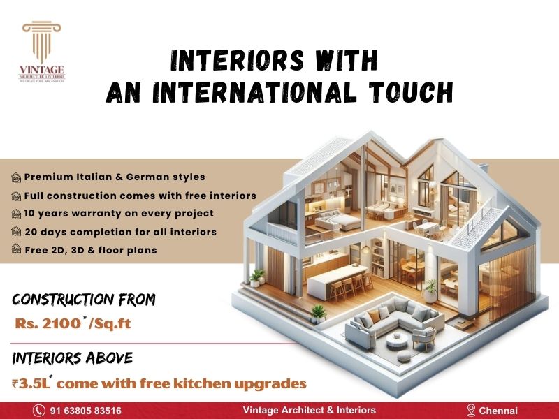 Vintage Architect & Interiors – Global Design Excellence in Vellore
