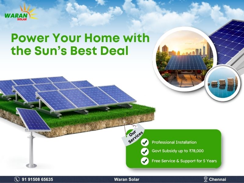 Waran Solar - From Sunshine to Cost Savings in Chennai