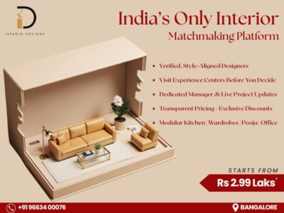 Intario Designs – Smarter Way to Choose Your Designer in Bangalore