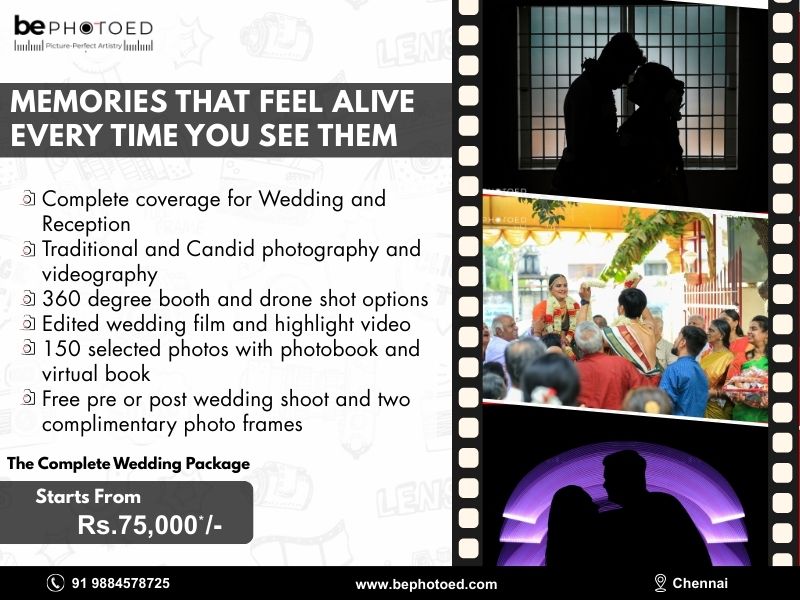 BePhotoed - Relive Your Wedding Day Through Every Frame in Chennai